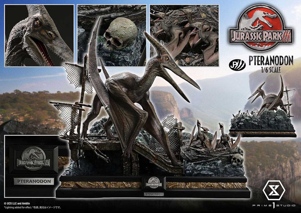 [PREORDINE] Jurassic Park III Legacy Museum Collection Statua 1/6 Pteranodon 68 cm - Prime 1 Studio - Statue