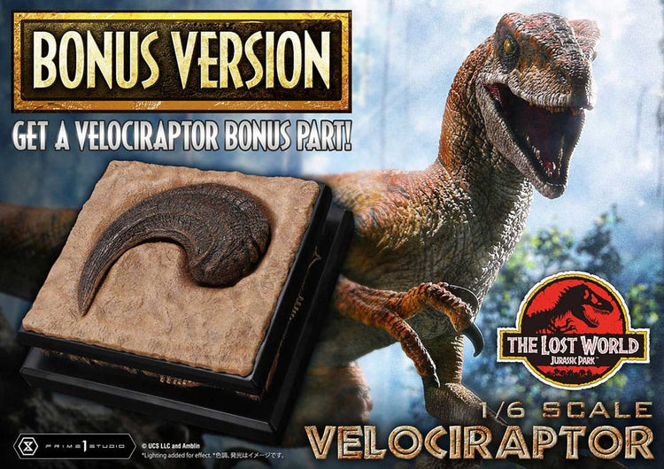 [PREORDINE] Jurassic Park II Legacy Museum Collection Statua 1/6 Velociraptor Bonus Version 41 cm - Prime 1 Studio - Statue