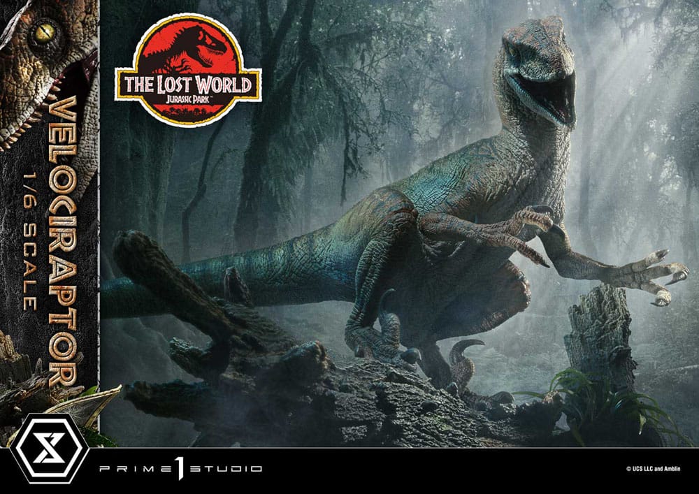 [PREORDINE] Jurassic Park II Legacy Museum Collection Statua 1/6 Velociraptor Bonus Version 41 cm - Prime 1 Studio - Statue