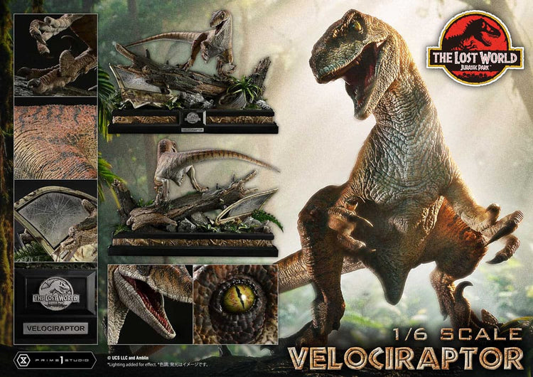 [PREORDINE] Jurassic Park II Legacy Museum Collection Statua 1/6 Velociraptor Bonus Version 41 cm - Prime 1 Studio - Statue