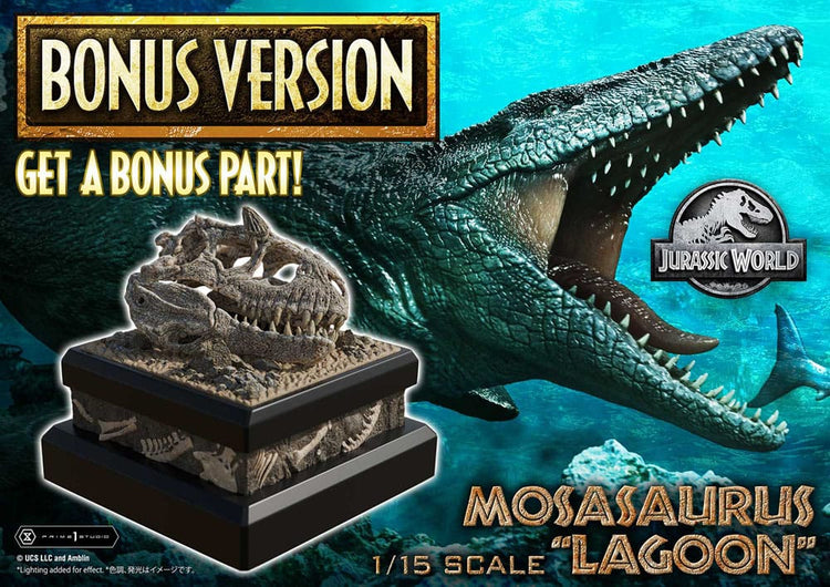 [PREORDINE] Statua Jurassic World Legacy Museum Collection 1/15 Mosasaurus "Lagoon" Bonus Version 57 cm - Prime 1 Studio - Statue