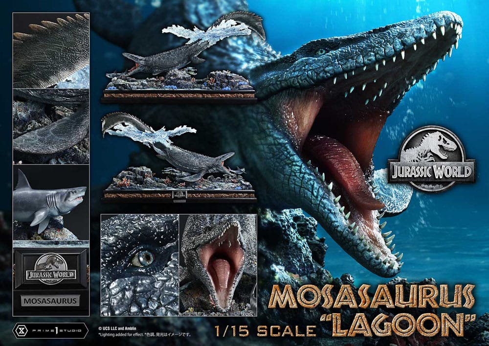 [PREORDINE] Statua Jurassic World Legacy Museum Collection 1/15 Mosasaurus "Lagoon" Bonus Version 57 cm - Prime 1 Studio - Statue