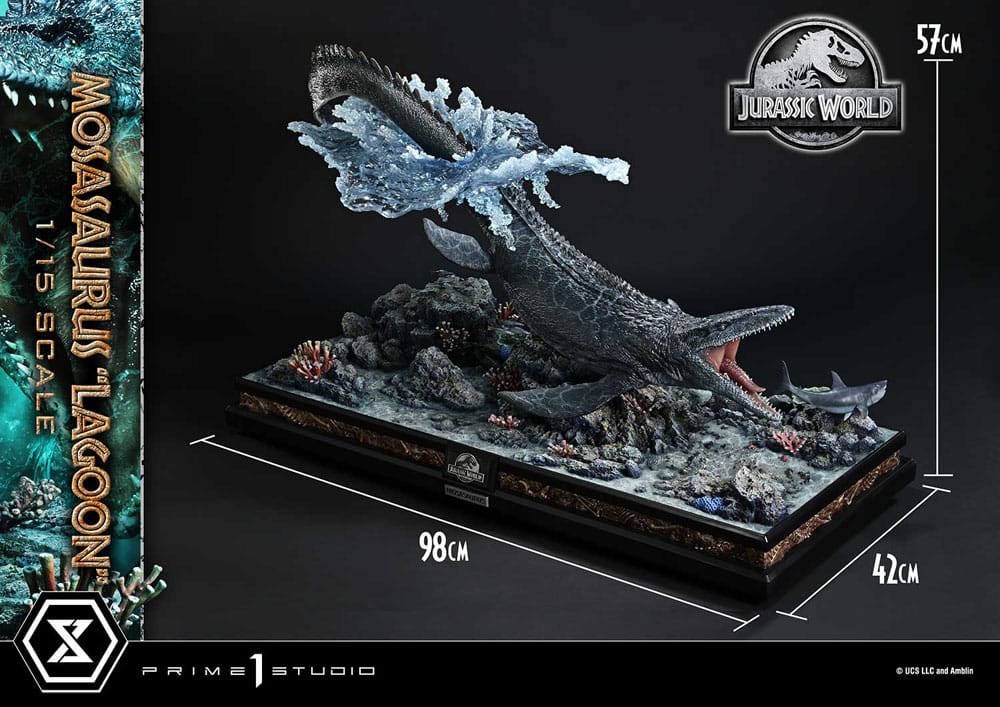 [PREORDINE] Statua Jurassic World Legacy Museum Collection 1/15 Mosasaurus "Lagoon" Bonus Version 57 cm - Prime 1 Studio - Statue