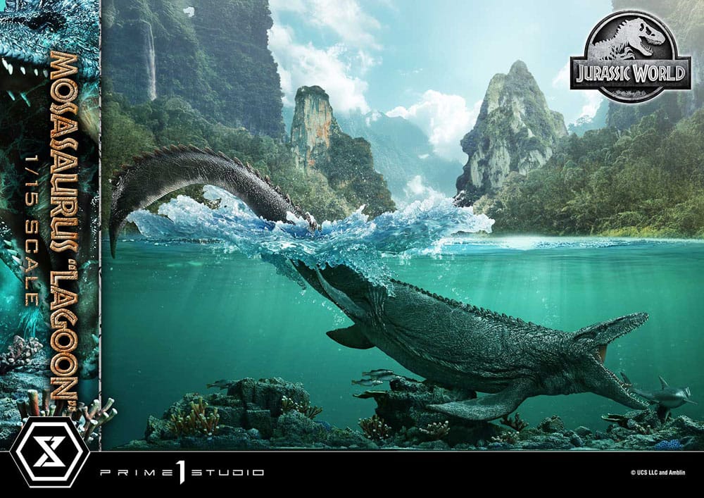 [PREORDINE] Statua Jurassic World Legacy Museum Collection 1/15 Mosasaurus "Lagoon" Bonus Version 57 cm - Prime 1 Studio - Statue