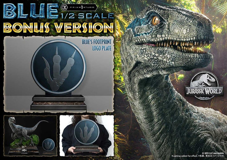 [PREORDINE] Jurassic World: Fallen Kingdom - Statua Blue Legacy Museum Collection 1/2 Bonus Version 88 cm - Prime 1 Studio - Statue