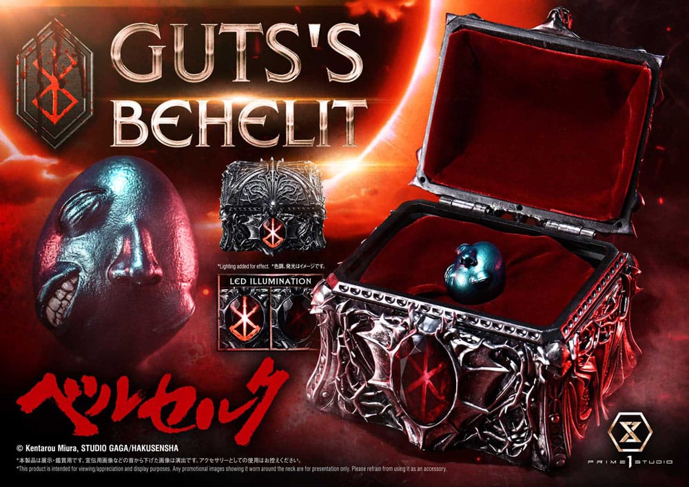 [PREORDINE] Statua Berserk Life Scale - Behelit di Guts 5 cm - Prime 1 Studio - Statue