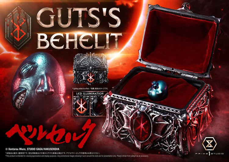 [PREORDINE] Statua Berserk Life Scale - Behelit di Guts 5 cm - Prime 1 Studio - Statue