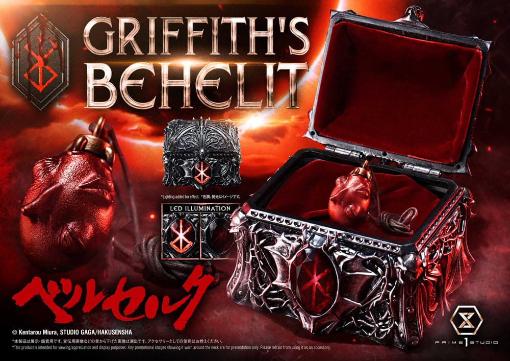 [PREORDINE] Statua Life Size Berserk - Behelit di Griffith 6 cm - Prime 1 Studio - Statue