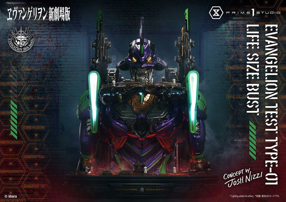 [PREORDINE] Busto 1/1 Neon Genesis Evangelion Test Type-01 (Concept by Josh Nizzi) 86 cm - Prime 1 Studio - Busti 1/1 a grandezza naturale