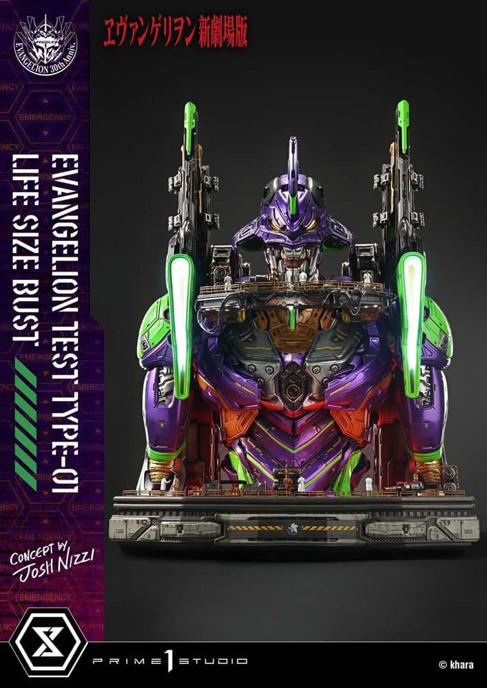 [PREORDINE] Busto 1/1 Neon Genesis Evangelion Test Type-01 (Concept by Josh Nizzi) Bonus Ver. 86 cm - Prime 1 Studio - Busti 1/1 a grandezza naturale