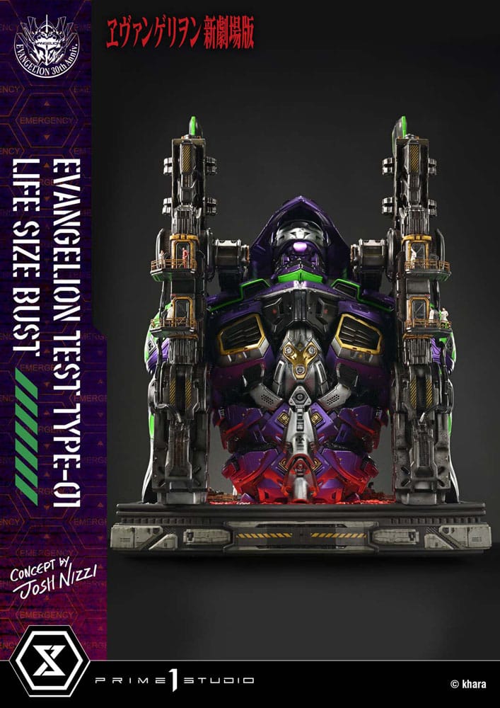 [PREORDINE] Busto 1/1 Neon Genesis Evangelion Test Type-01 (Concept by Josh Nizzi) Bonus Ver. 86 cm - Prime 1 Studio - Busti 1/1 a grandezza naturale