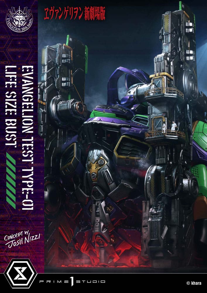 [PREORDINE] Busto 1/1 Neon Genesis Evangelion Test Type-01 (Concept by Josh Nizzi) Bonus Ver. 86 cm - Prime 1 Studio - Busti 1/1 a grandezza naturale