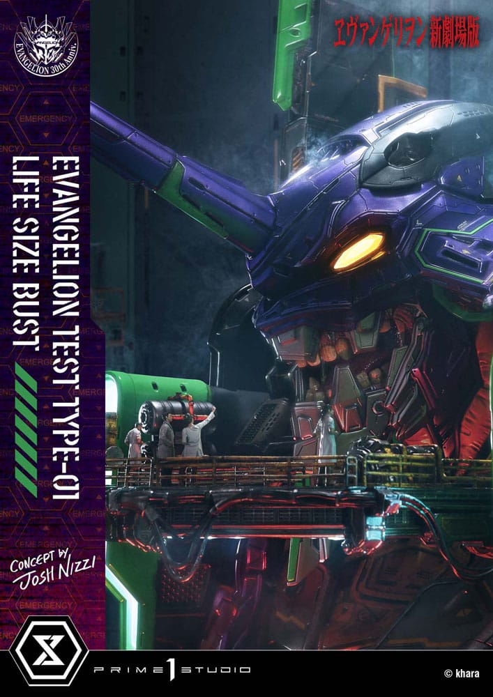 [PREORDINE] Busto 1/1 Neon Genesis Evangelion Test Type-01 (Concept by Josh Nizzi) Bonus Ver. 86 cm - Prime 1 Studio - Busti 1/1 a grandezza naturale