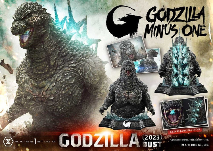 [PREORDINE] Godzilla Minus One (Film) Busto Life Size 1/1 Godzilla (2023) Bonus Ver. 87 cm - Prime 1 Studio - Busti 1/1 a grandezza naturale