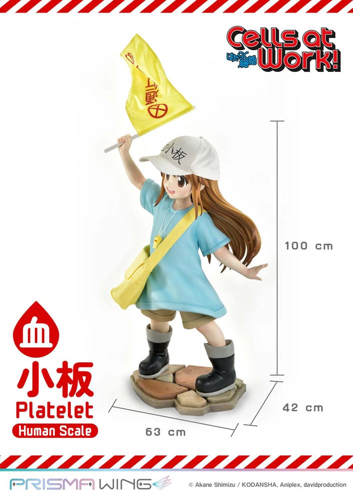 [PREORDINE] Cells at Work! Statua Platelet Life Scale Masterline 100 cm - Prime 1 Studio - Statue