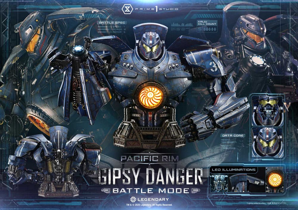 [PREORDINE] Pacific Rim - Busto Gipsy Danger Battle Mode 1/1 (75 cm) - Prime 1 Studio - Busti 1/1 a grandezza naturale