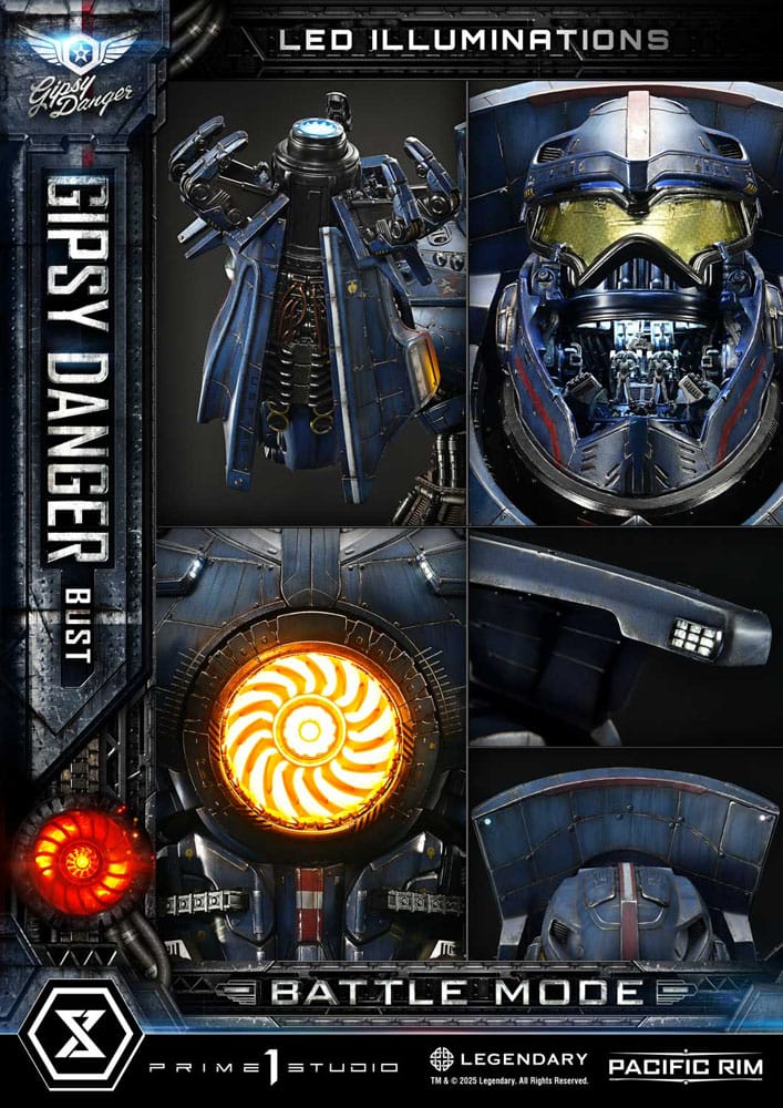 [PREORDINE] Pacific Rim - Busto Gipsy Danger Battle Mode 1/1 (75 cm) - Prime 1 Studio - Busti 1/1 a grandezza naturale