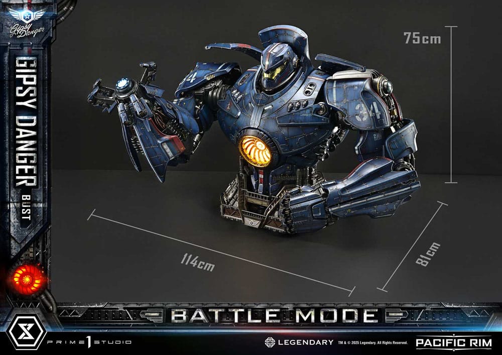 [PREORDINE] Pacific Rim - Busto Gipsy Danger Battle Mode 1/1 (75 cm) - Prime 1 Studio - Busti 1/1 a grandezza naturale