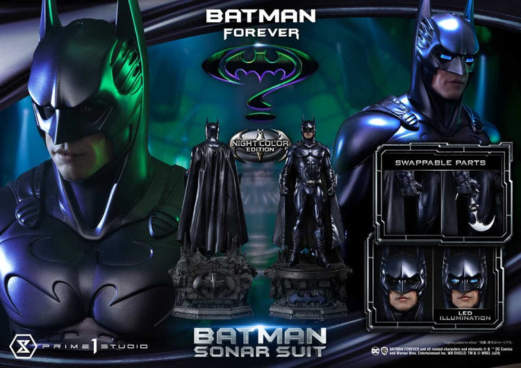 [PREORDINE] Batman Forever Statue Museum Masterline 1/3 - Batman Sonar Suit Night Color Edition 95 cm - Prime 1 Studio - Statue