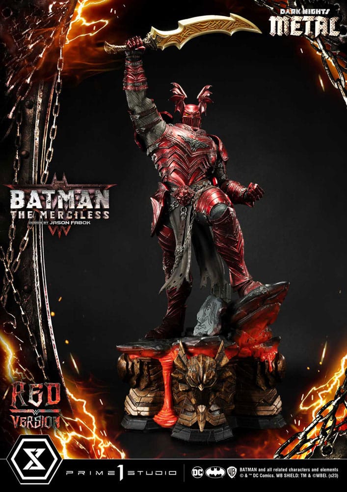 [PREORDINE] Dark Nights: Death Metal Statua 1/3 The Merciless Red Version 111 cm - Prime 1 Studio - Statue