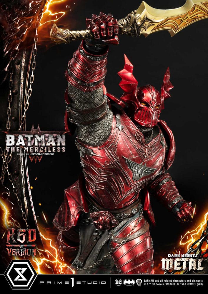 [PREORDINE] Dark Nights: Death Metal Statua 1/3 The Merciless Red Version 111 cm - Prime 1 Studio - Statue