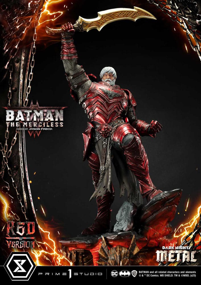 [PREORDINE] Dark Nights: Death Metal Statua 1/3 The Merciless Red Version 111 cm - Prime 1 Studio - Statue