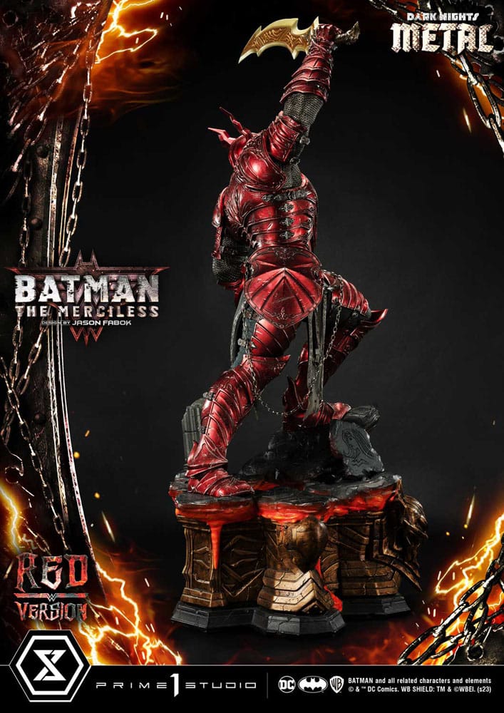 [PREORDINE] Dark Nights: Death Metal Statua 1/3 The Merciless Red Version 111 cm - Prime 1 Studio - Statue