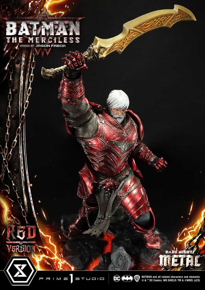 [PREORDINE] Dark Nights: Death Metal Statua 1/3 The Merciless Red Version 111 cm - Prime 1 Studio - Statue