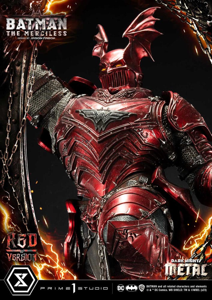 [PREORDINE] Dark Nights: Death Metal Statua 1/3 The Merciless Red Version 111 cm - Prime 1 Studio - Statue
