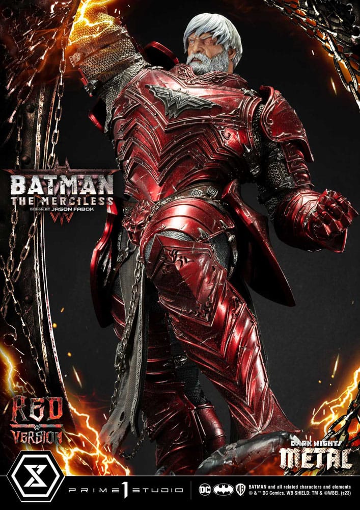 [PREORDINE] Dark Nights: Death Metal Statua 1/3 The Merciless Red Version 111 cm - Prime 1 Studio - Statue
