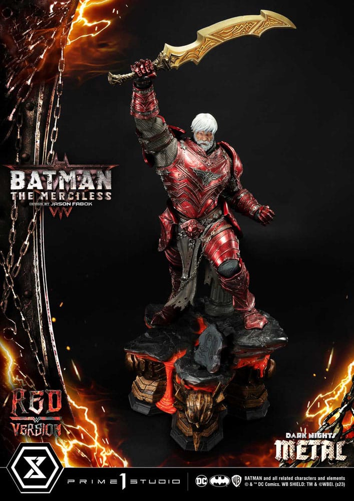[PREORDINE] Dark Nights: Death Metal Statua 1/3 The Merciless Red Version 111 cm - Prime 1 Studio - Statue
