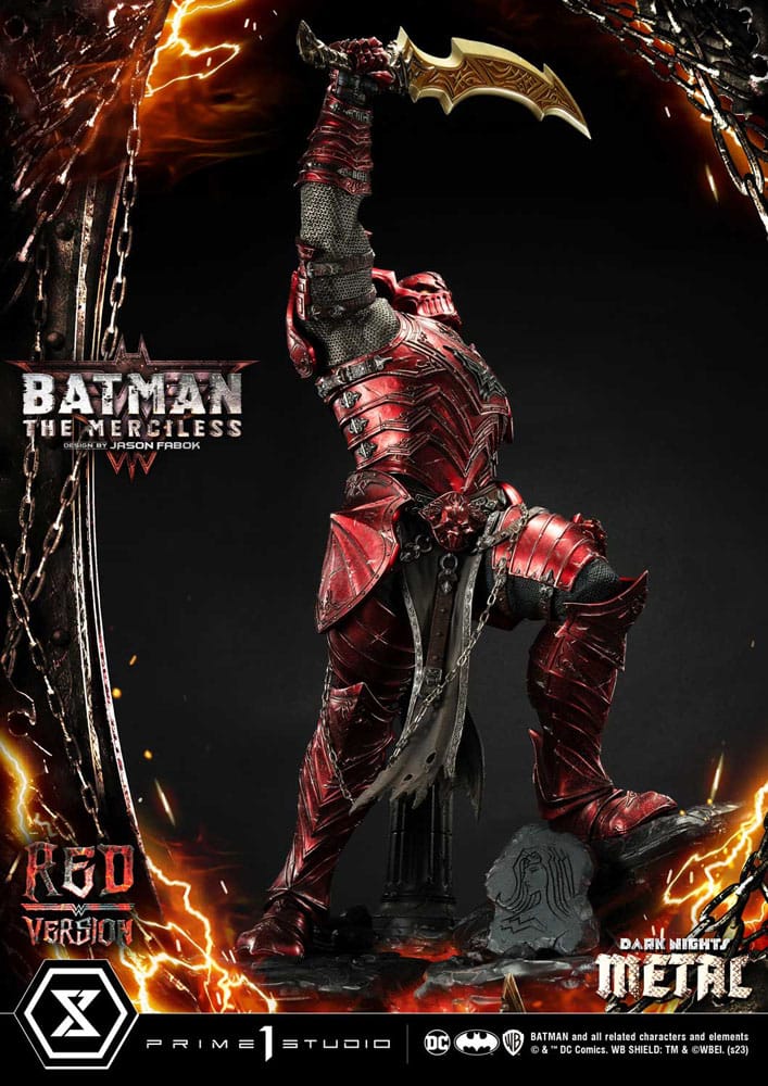 [PREORDINE] Dark Nights: Death Metal Statua 1/3 The Merciless Red Version 111 cm - Prime 1 Studio - Statue