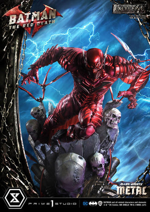 [PREORDINE] Dark Nights: Metal Statue 1/3 The Red Death & The Red Death Exclusive 75 cm - Prime 1 Studio - Prime 1 Studio - Statue