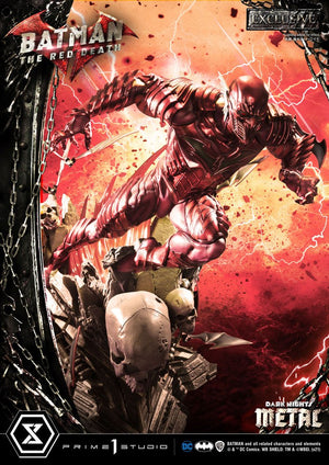 [PREORDINE] Dark Nights: Metal Statue 1/3 The Red Death & The Red Death Exclusive 75 cm - Prime 1 Studio - Prime 1 Studio - Statue