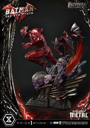 [PREORDINE] Dark Nights: Metal Statue 1/3 The Red Death & The Red Death Exclusive 75 cm - Prime 1 Studio - Prime 1 Studio - Statue