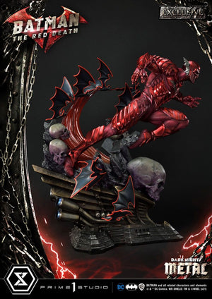 [PREORDINE] Dark Nights: Metal Statue 1/3 The Red Death & The Red Death Exclusive 75 cm - Prime 1 Studio - Prime 1 Studio - Statue