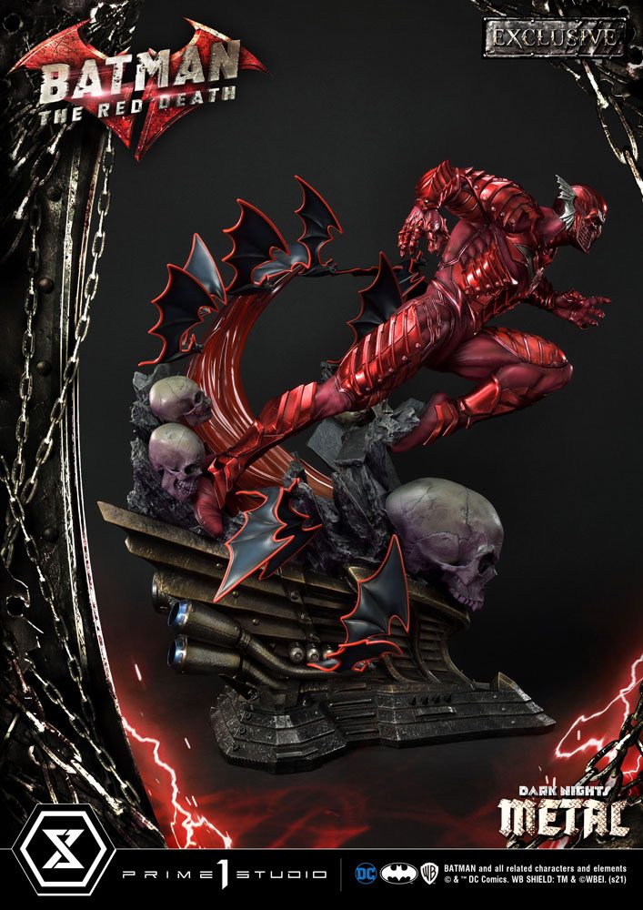 [PREORDINE] Dark Nights: Metal Statue 1/3 The Red Death & The Red Death Exclusive 75 cm - Prime 1 Studio - Prime 1 Studio - Statue