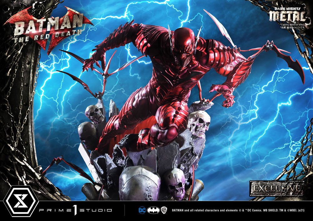 [PREORDINE] Dark Nights: Metal Statue 1/3 The Red Death & The Red Death Exclusive 75 cm - Prime 1 Studio - Prime 1 Studio - Statue