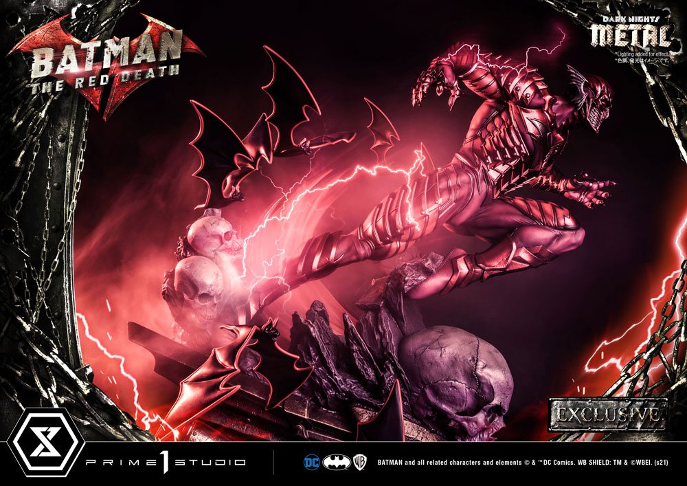 [PREORDINE] Dark Nights: Metal Statue 1/3 The Red Death & The Red Death Exclusive 75 cm - Prime 1 Studio - Prime 1 Studio - Statue