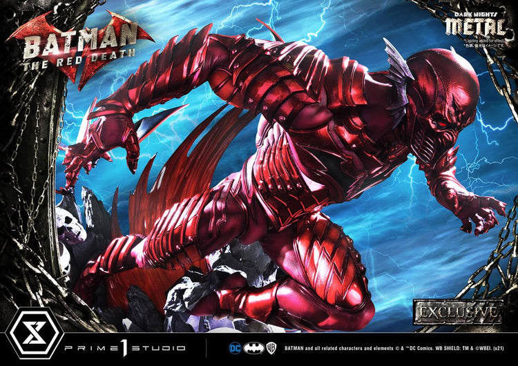 [PREORDINE] Dark Nights: Metal Statue 1/3 The Red Death & The Red Death Exclusive 75 cm - Prime 1 Studio - Prime 1 Studio - Statue
