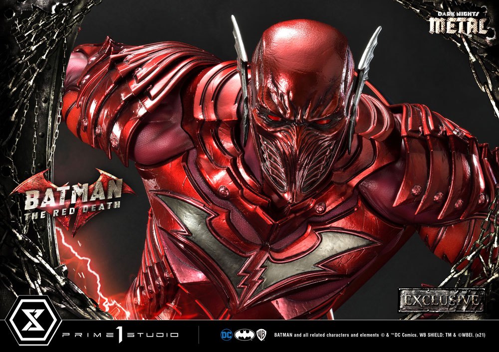 [PREORDINE] Dark Nights: Metal Statue 1/3 The Red Death & The Red Death Exclusive 75 cm - Prime 1 Studio - Prime 1 Studio - Statue