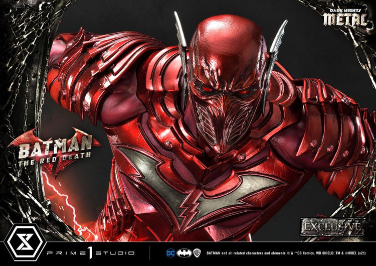 [PREORDINE] Dark Nights: Metal Statue 1/3 The Red Death & The Red Death Exclusive 75 cm - Prime 1 Studio - Prime 1 Studio - Statue