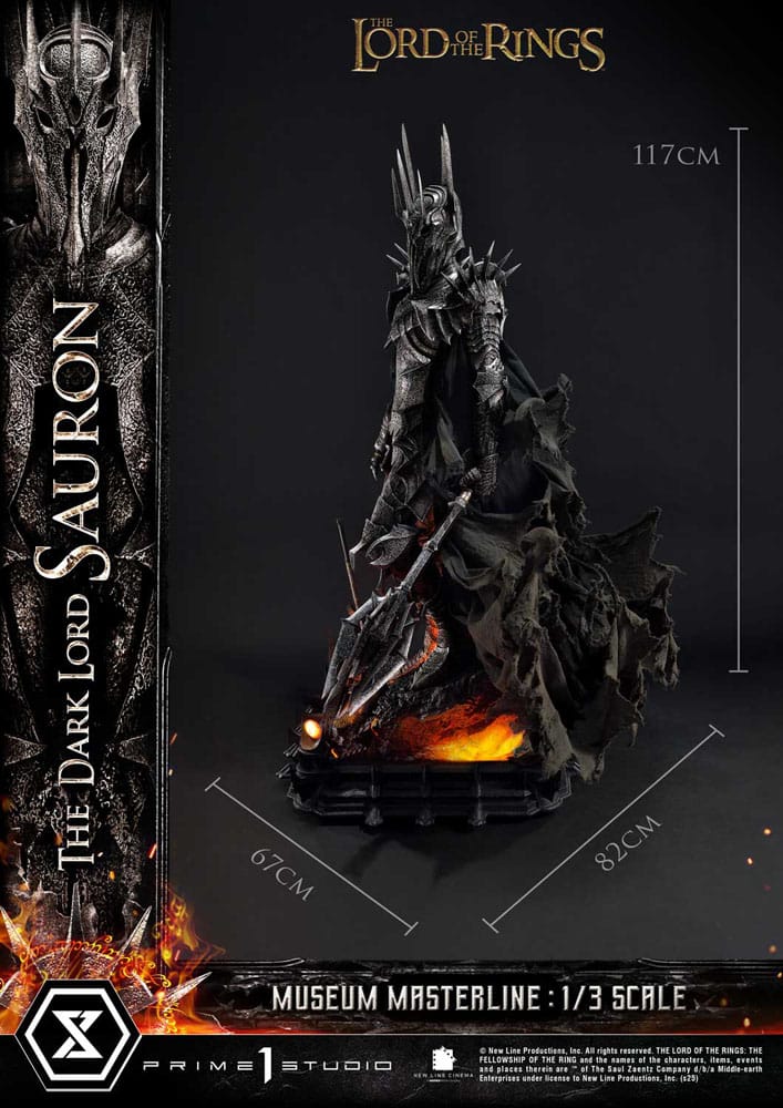 [PREORDINE] Statua Lord of the Rings Museum Masterline 1/3 Sauron 117 cm - Prime 1 Studio - Statue