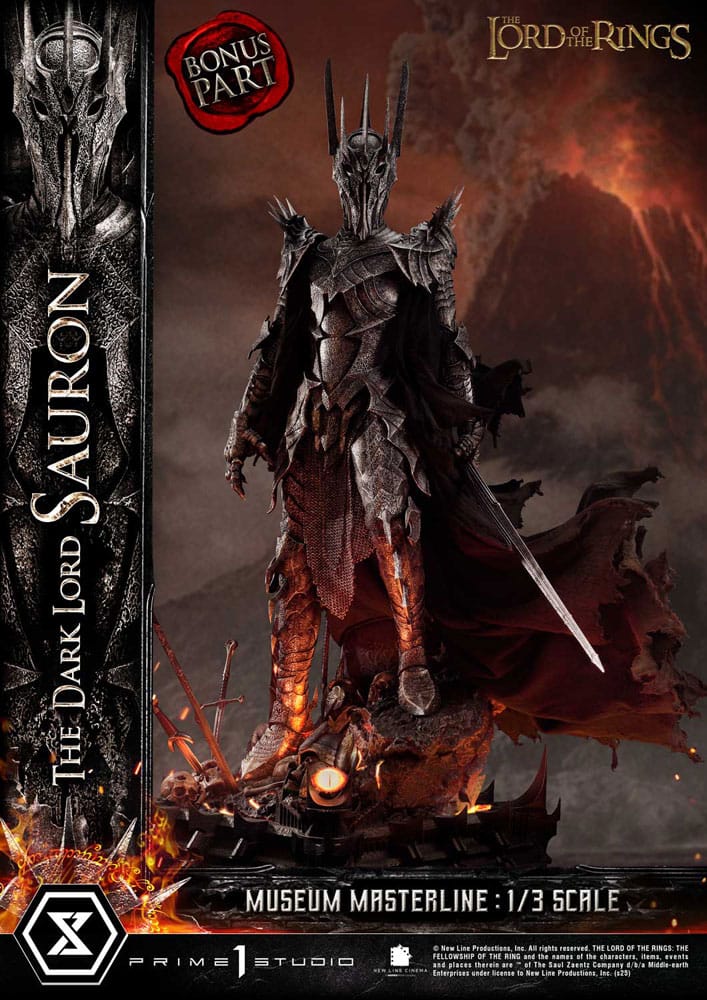 [PREORDINE] Statua Lord of the Rings Museum Masterline 1/3 Sauron Bonus Version 117 cm - Prime 1 Studio - Statue
