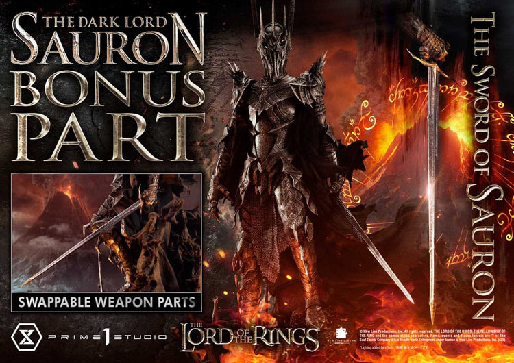 [PREORDINE] Statua Lord of the Rings Museum Masterline 1/3 Sauron Bonus Version 117 cm - Prime 1 Studio - Statue
