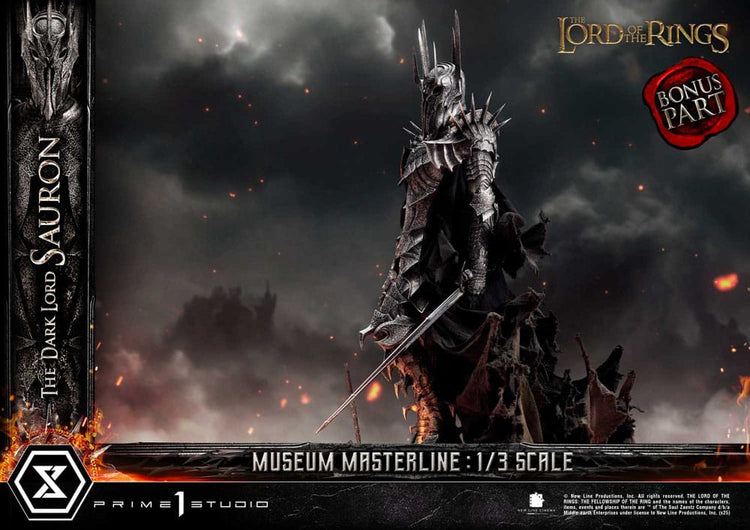[PREORDINE] Statua Lord of the Rings Museum Masterline 1/3 Sauron Bonus Version 117 cm - Prime 1 Studio - Statue