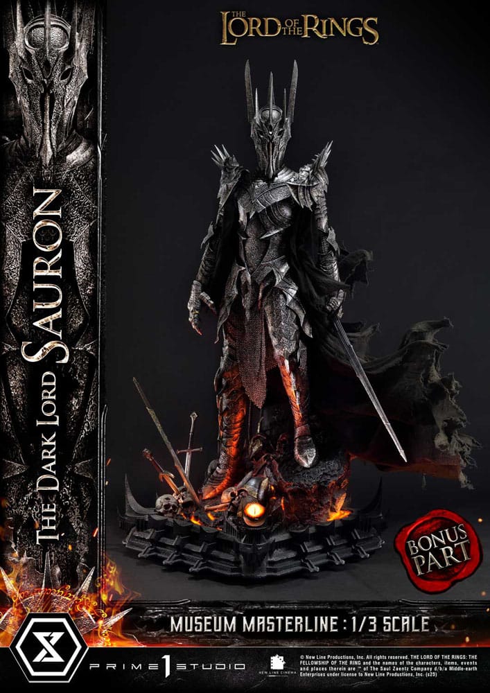 [PREORDINE] Statua Lord of the Rings Museum Masterline 1/3 Sauron Bonus Version 117 cm - Prime 1 Studio - Statue