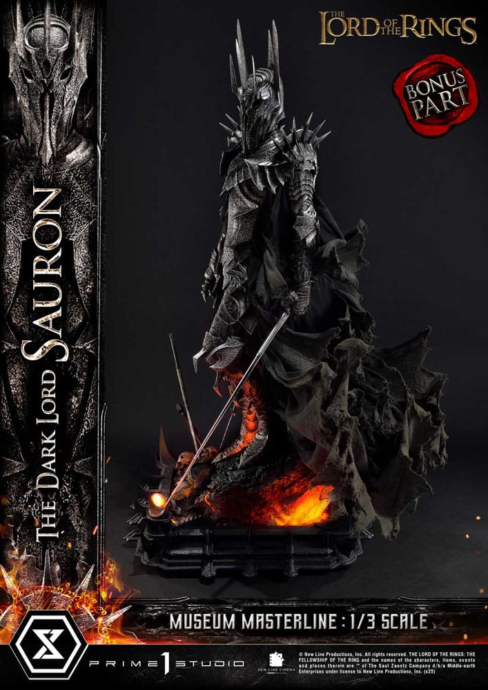 [PREORDINE] Statua Lord of the Rings Museum Masterline 1/3 Sauron Bonus Version 117 cm - Prime 1 Studio - Statue
