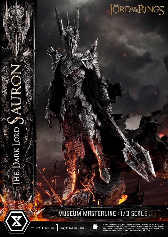 [PREORDINE] Statua Lord of the Rings Museum Masterline 1/3 Sauron Bonus Version 117 cm - Prime 1 Studio - Statue