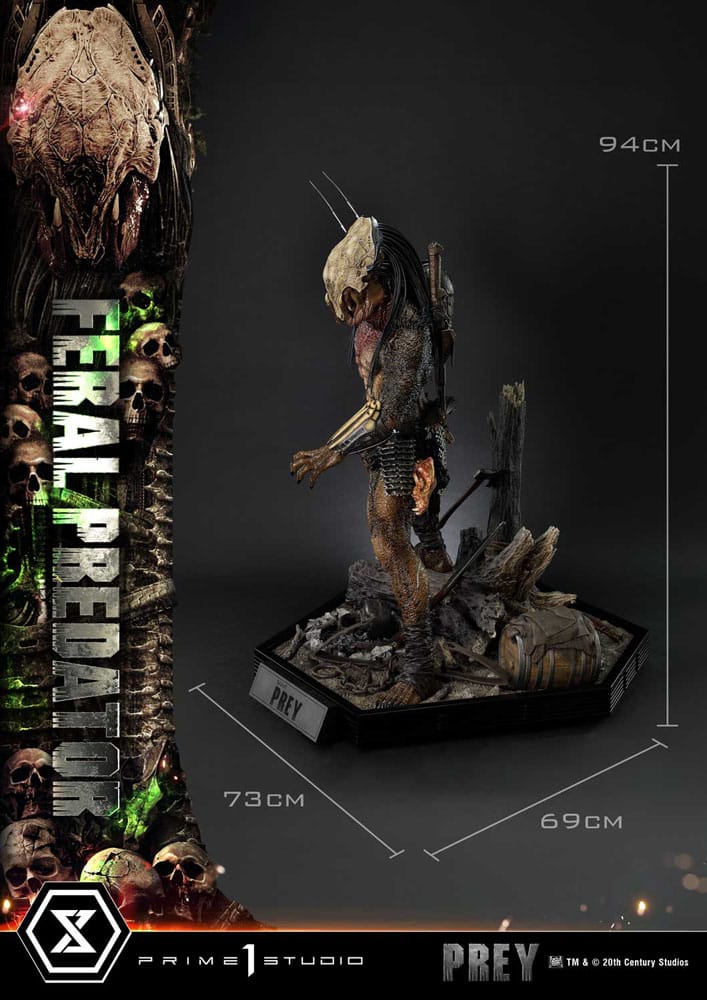 [PREORDINE] Statua Prey (Film) Museum Masterline 1/3 Feral Predator 89 cm - Prime 1 Studio - Statue